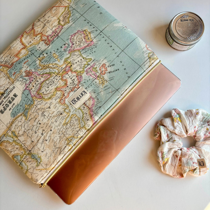 Laptop Sleeve & Tablet Sleeve 11–16” – Blue World Map PC Protective Case