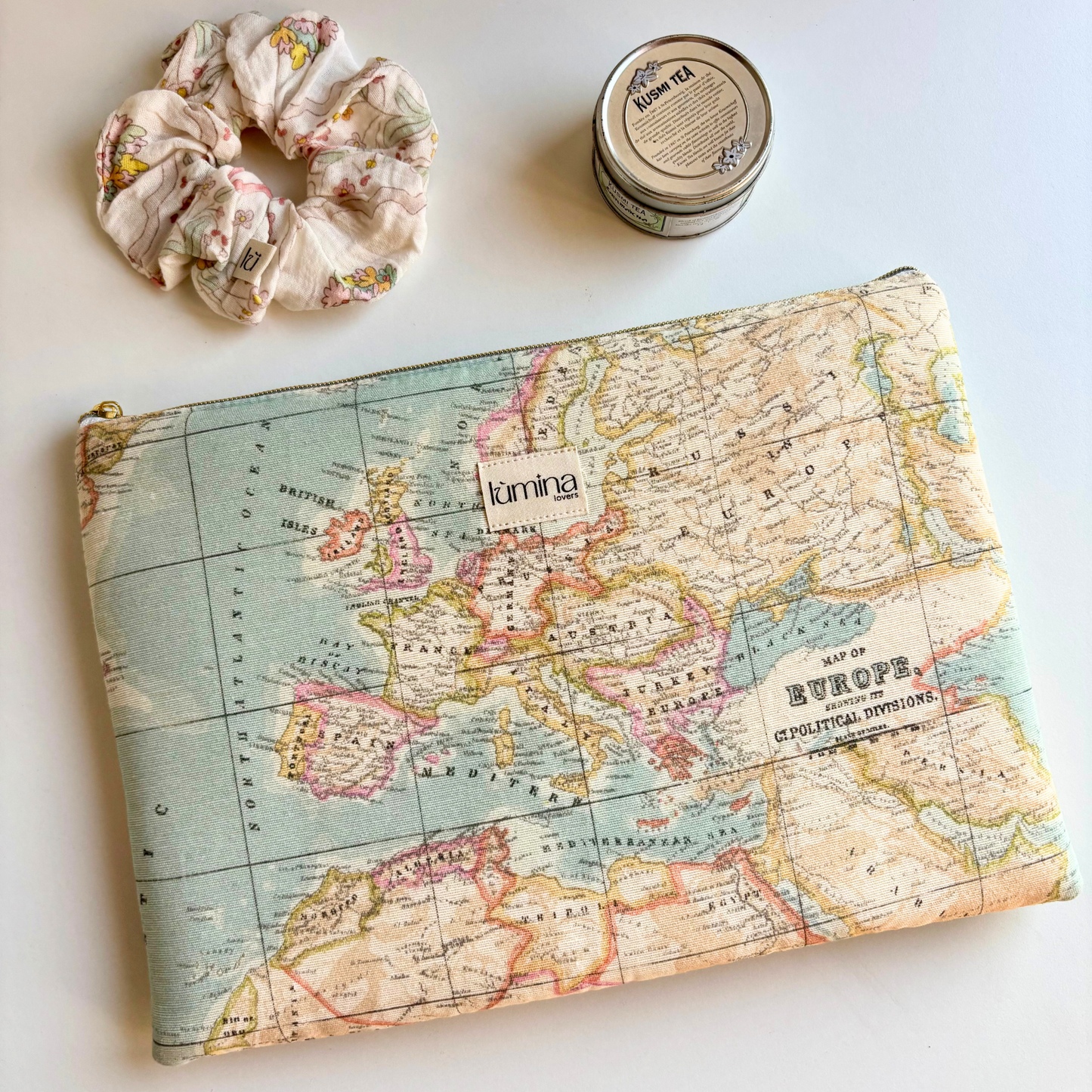 Laptop Sleeve & Tablet Sleeve 11–16” – Blue World Map PC Protective Case