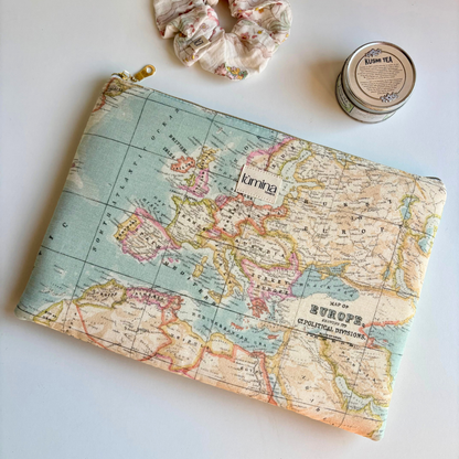 Laptop Sleeve & Tablet Sleeve 11–16” – Blue World Map PC Protective Case