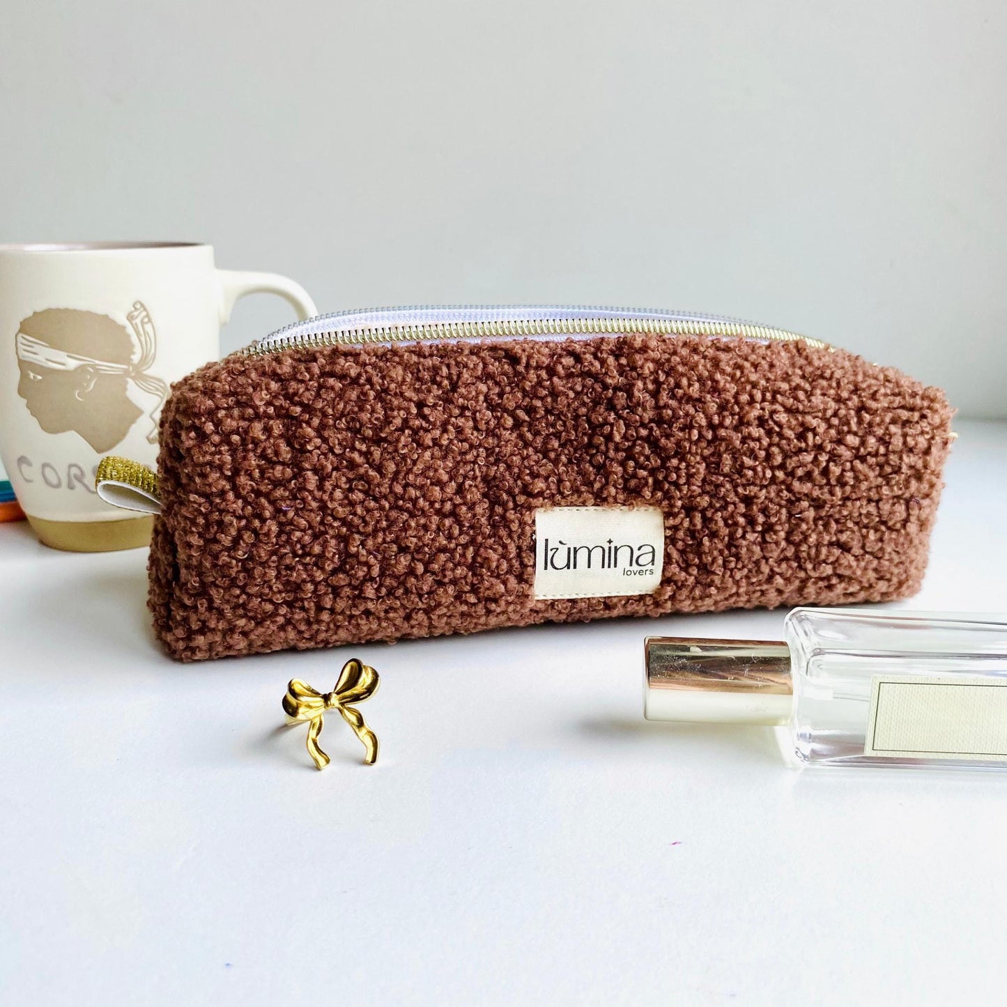 Teddy Pencil Case – Soft Fleece Pouch