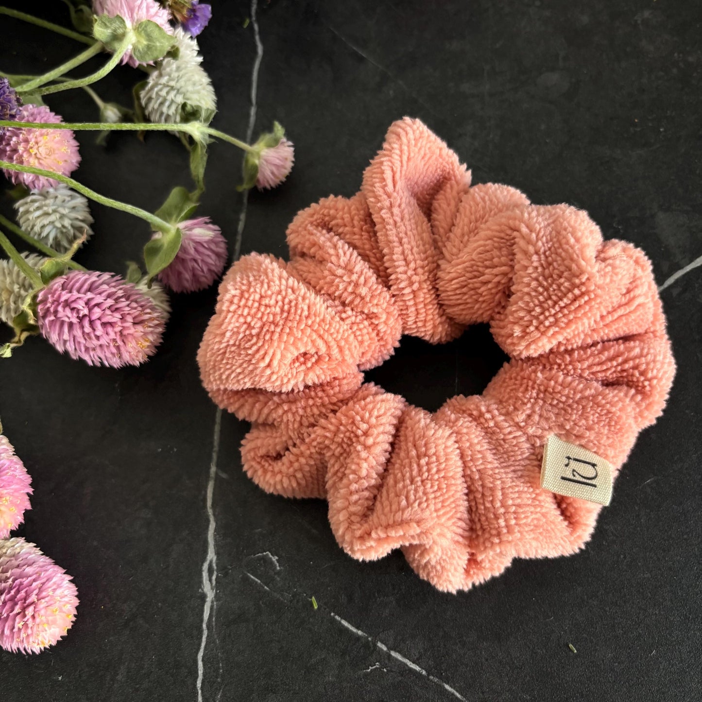 Papaya Bamboo Viscose Scrunchie