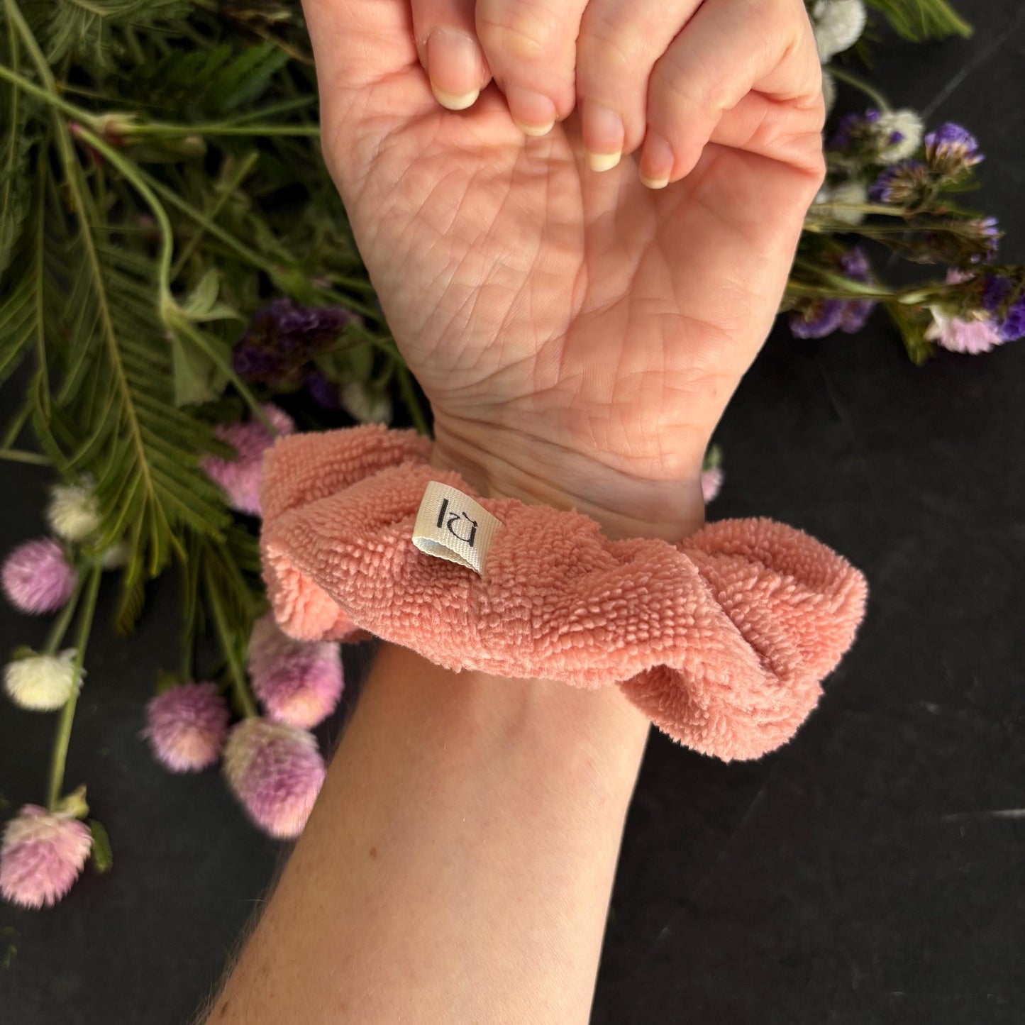 Papaya Bamboo Viscose Scrunchie