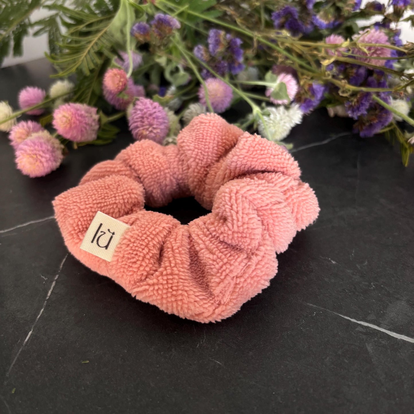 Papaya Bamboo Viscose Scrunchie