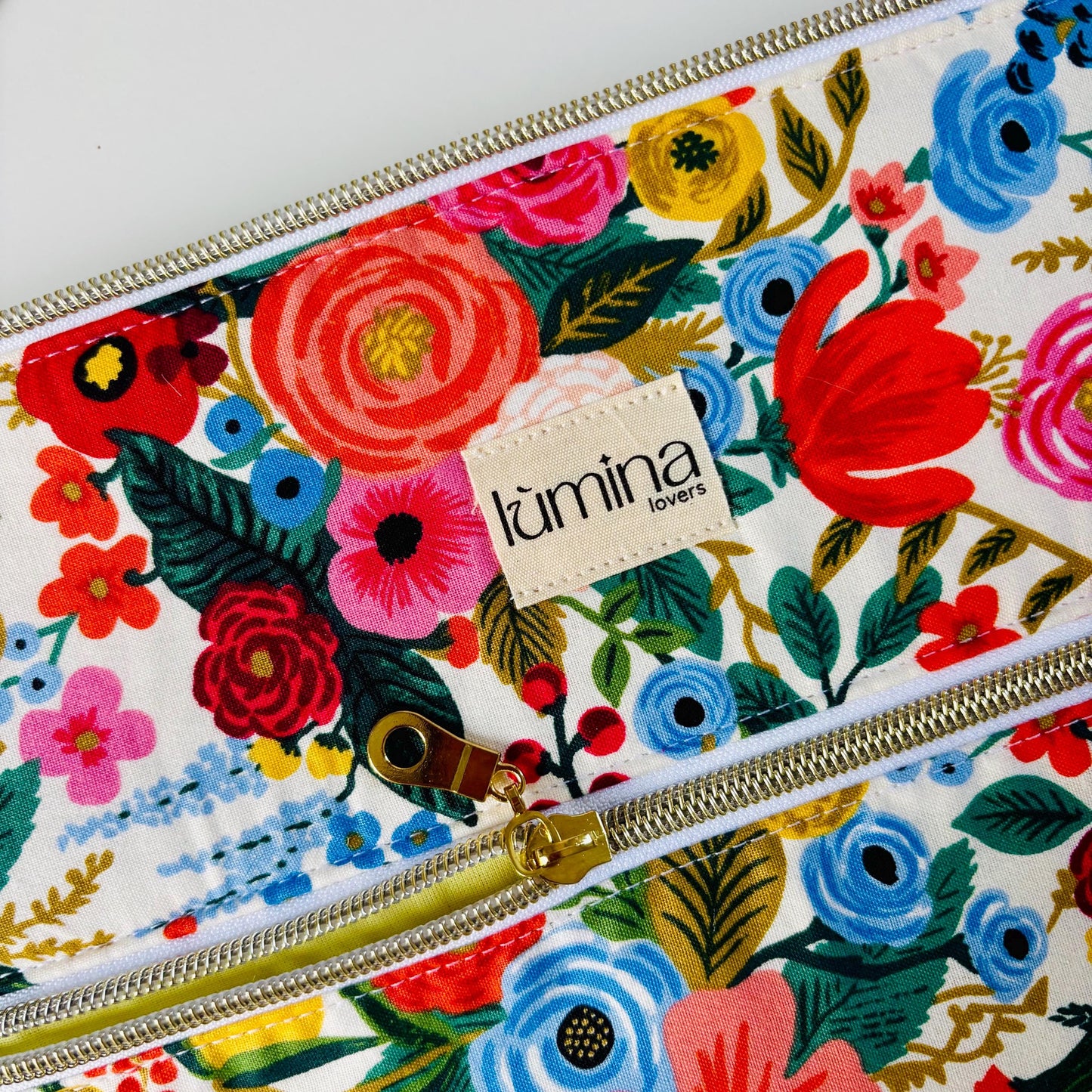 Laptop & Tablet Sleeve 11"–16” – Floral crush with front pocket