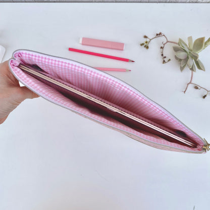Laptop & Tablet Sleeve 11"–16” – Floral garden with front pocket