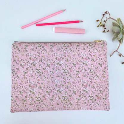 Laptop & Tablet Sleeve 11"–16” – Floral garden with front pocket