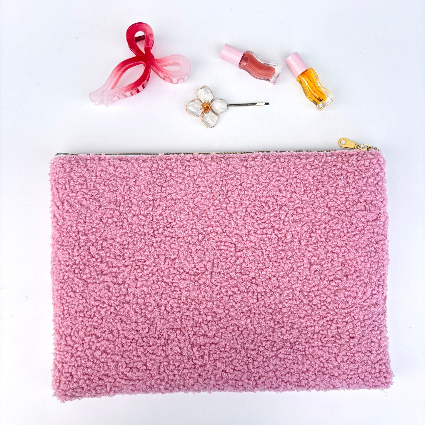 Laptop Sleeve 11"–16” –  Pink Teddy case with front pocket