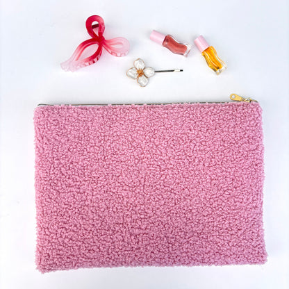 Laptop Sleeve 11"–16” –  Pink Teddy case with front pocket